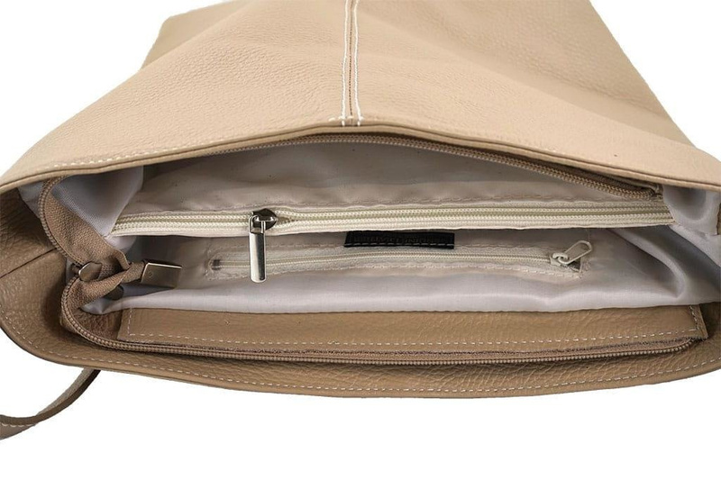 Listonoszka damska skórzana - Barberini's - Czarna