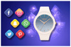 SMARTWATCH DAMSKI GRAVITY GT14-1 - ROZMOWY BLUETOOTH, WŁASNE TARCZE (sg026a)