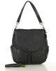 Wygodna torba damska na ramię skóra naturalna vera pelle - MARCO MAZZINI czarna