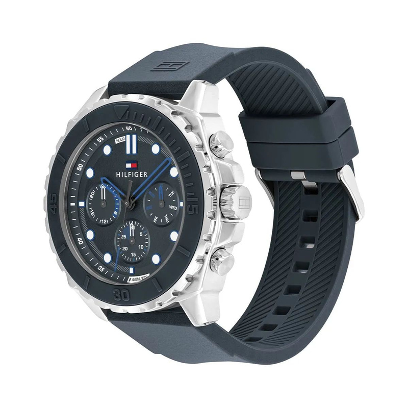 Zegarek TOMMY HILFIGER 1710687. Kwarcowy, Kolor niebieski. Mężczyzna.