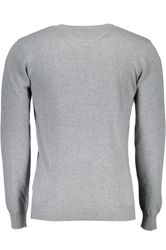 SZARY MĘSKI SWETER POLO US