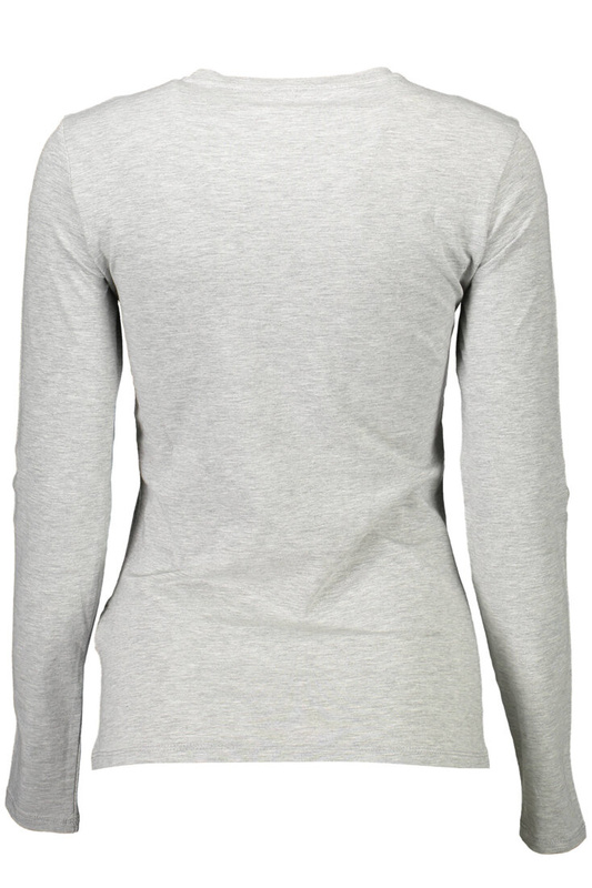 GUESS JEANS T-SHIRT Z DŁUGIM RĘKAWEM DAMSKI SZARY