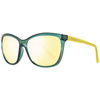 Okulary GUESS GU7308-60S18. Okulary przeciwsłoneczne, Kolor zielony. Kobieta.