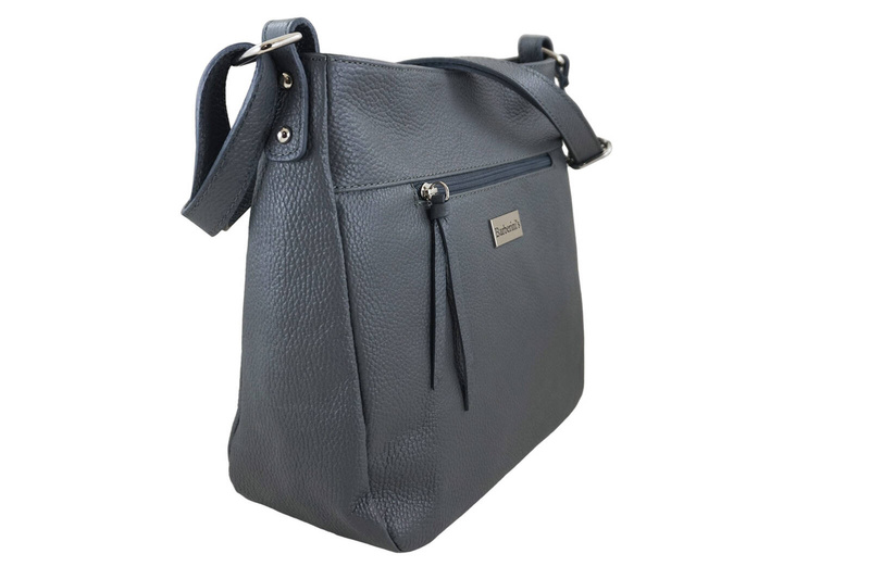 Torebka codzienna skórzana damska - Brązowa jasna