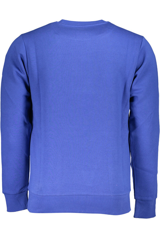 NIEBIESKA BLUZA MĘSKA BEZ ZAMKA, US GRAND POLO
