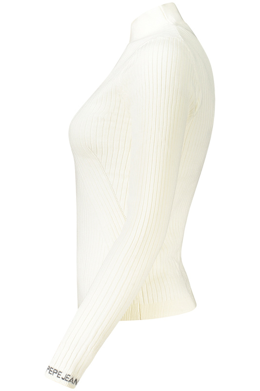 PEPE JEANS BIA�Y SWETER DAMSKI