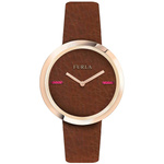 Zegarek FURLA R4251110508. Kwarcowy, Kolor brązowy. Kobieta.