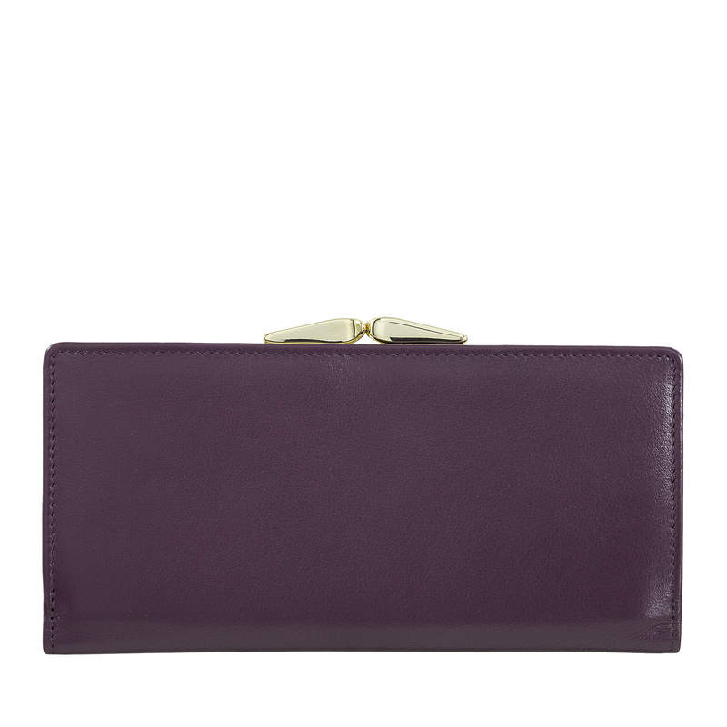 DuDu Podłużna damska portmonetka skóra naturalna podłużny duży portfel