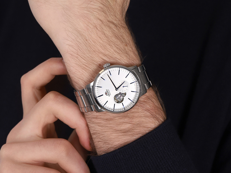 Zegarek Męski Orient Open Heart Automatic RA-AR0102S10B + BOX