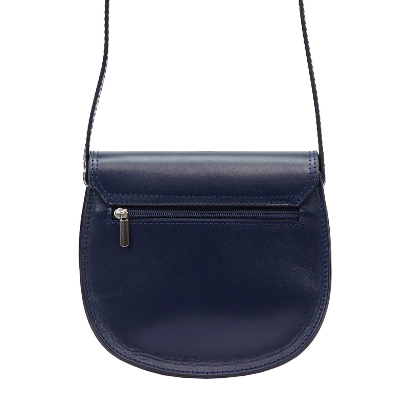 Damska listonoszka skórzana z klapą przez ramię