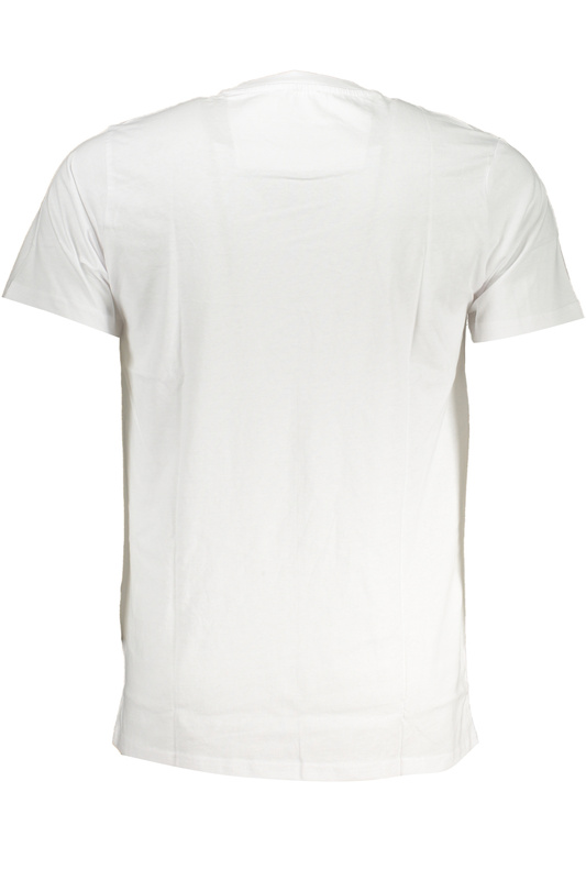 T-SHIRT MĘSKI Z KRÓTKIM RĘKAWEM KLASY CAVALLI BIAŁY