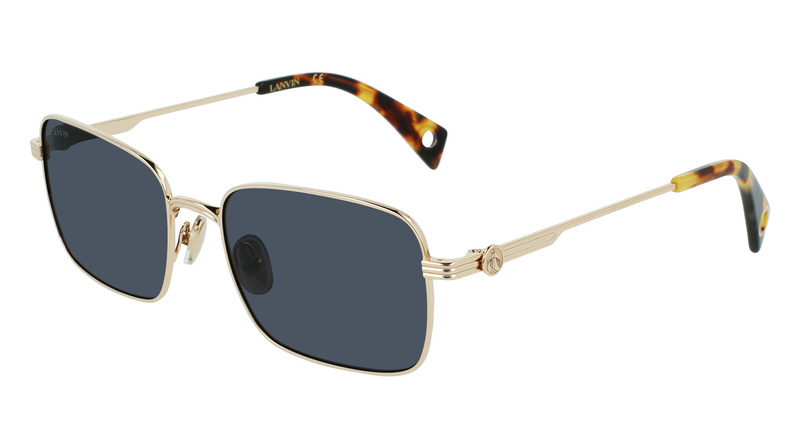 Okulary LANVIN LNV104S-710. Okulary przeciwsłoneczne, Kolor złoty. Unisex.