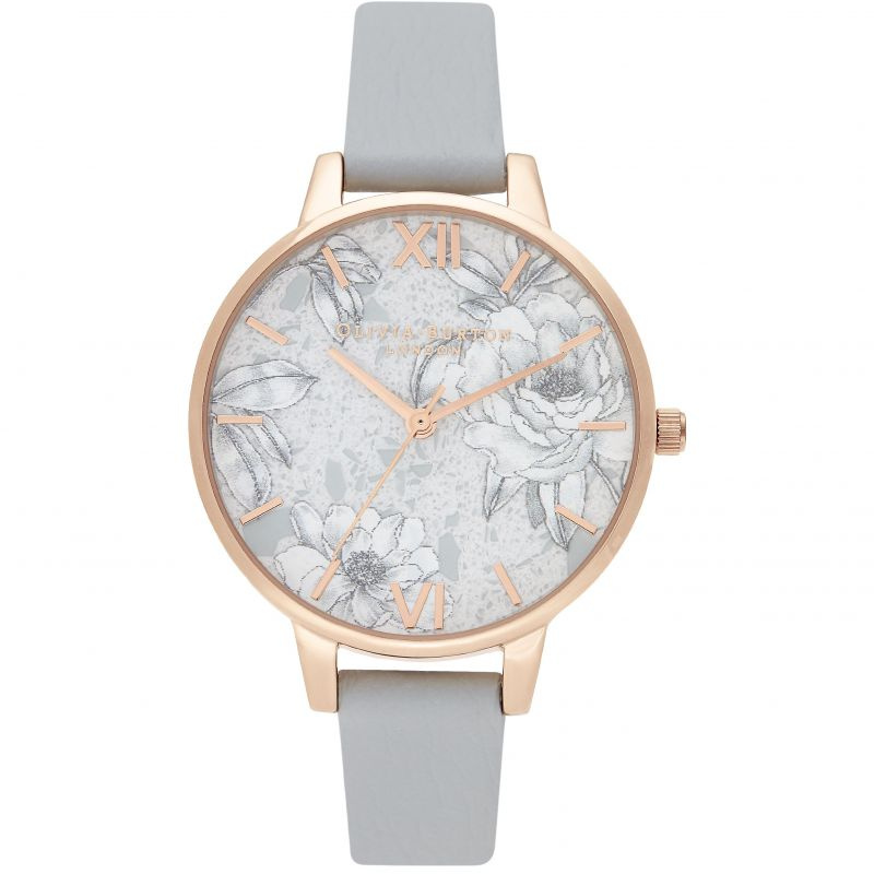 Zegarek OLIVIA BURTON OB16TZ01. Kwarcowy, Kolor szary. Kobieta.