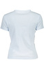 T-SHIRT TOMMY HILFIGER JASNONIEBIESKI DAMSKI T-SHIRT Z KRÓTKIM RĘKAWEM