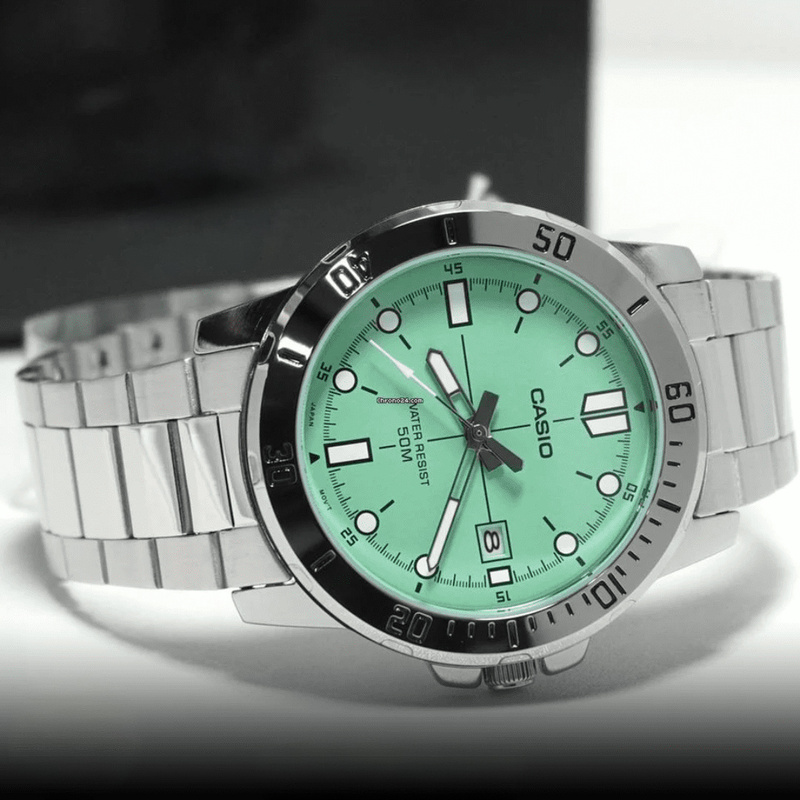 Zegarek Męski Casio MTP-VD01D-3E1 (zd185n) + BOX