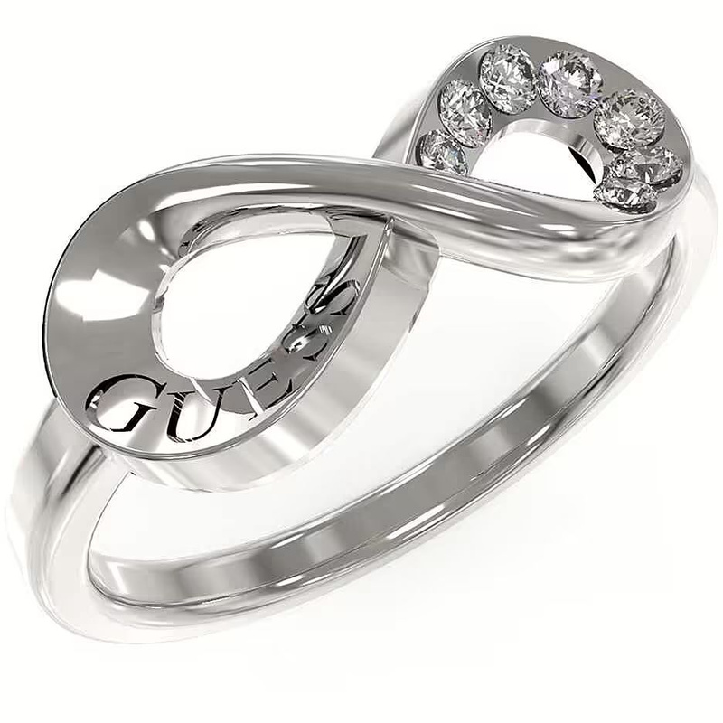 Biżuteria GUESS JUBR03263JWR. Pierścionek, Kolor szary. Kobieta.