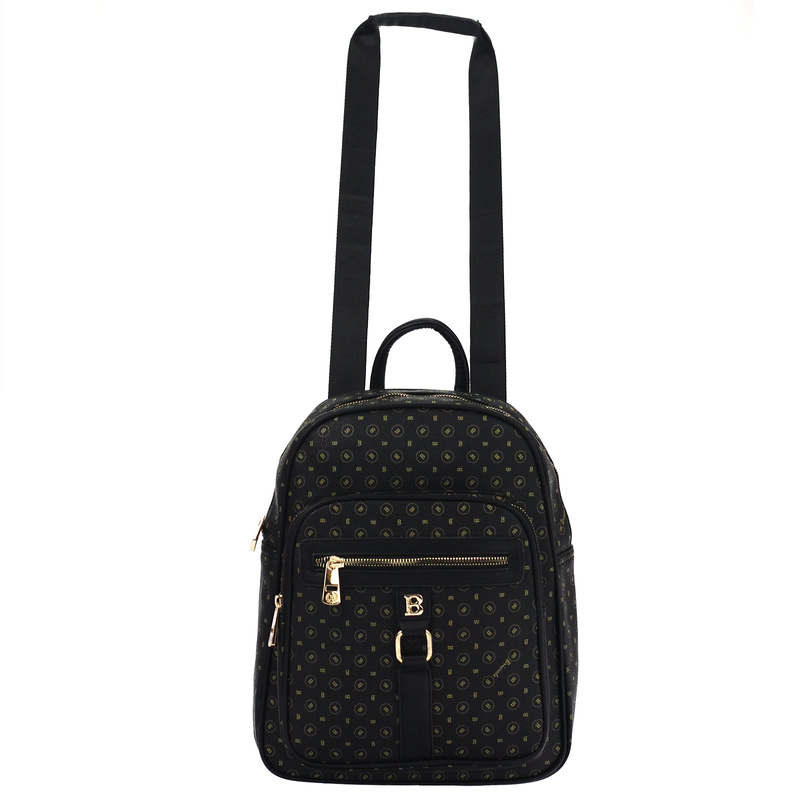 BRICIOLE damski plecak skóra ekologiczna miejski z kieszeniami pojemny