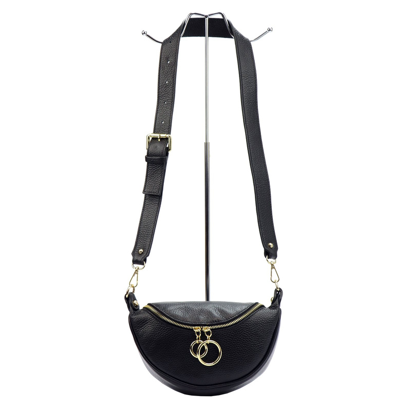 Vera Pelle damska listonoszka skóra naturalna torebka przez ramię miejska