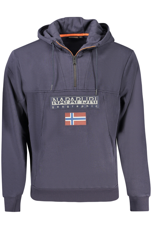 BLUZA NAPAPIJRI BEZ ZAMKA MĘSKA NIEBIESKA