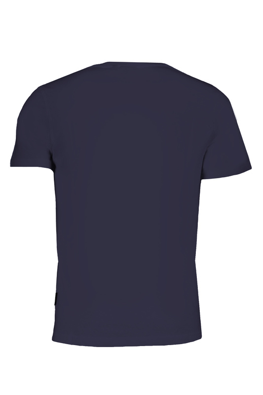 NIEBIESKI T-SHIRT MĘSKI NAPAPIJRI Z KRÓTKIM RĘKAWEM