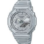 Zegarek CASIO GA2100FF8AER. Kwarcowy, Kolor srebrny. Mężczyzna.