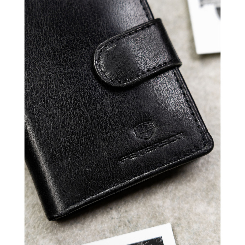 Skórzany męski portfel Peterson PTN RM-12L-BUF