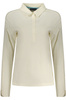 NORTH SAILS DAMSKA KOSZULKA POLO Z D�UGIM R�KAWEM W KOLORZE BIA�YM