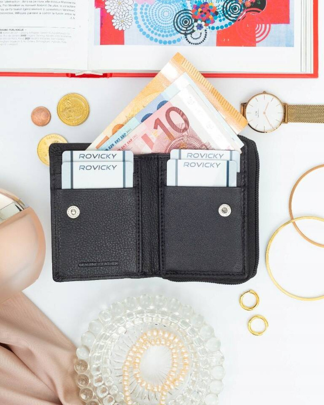 Skórzany męski portfel Rovicky R-23-17-LFN