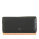 DUDU portfel damski skóra naturalna podłużna portmonetka zatrzask