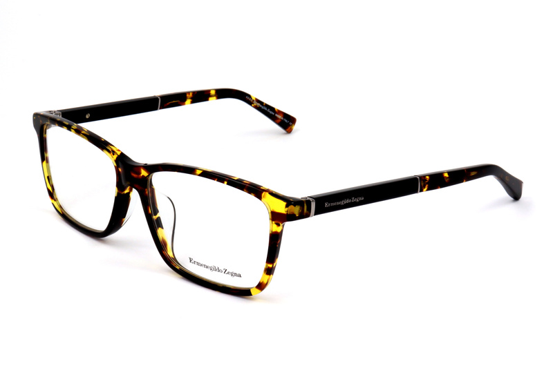 Okulary ERMENEGILDO ZEGNA EZ5012-F-54. Okulary, Kolor czerwony. Mężczyzna.
