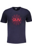 T-SHIRT MĘSKI Z KRÓTKIM RĘKAWEM GIAN MARCO VENTURI NIEBIESKI
