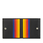 DuDu portmonetka portfel skóra naturalna Mała kontrastujące kolory RFID