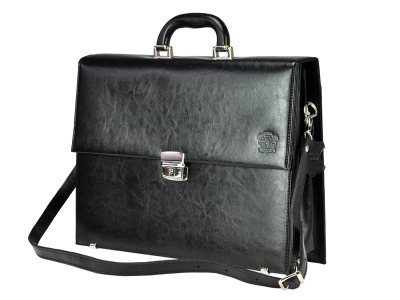 Skórzana teczka do pracy na dokumenty Stefania