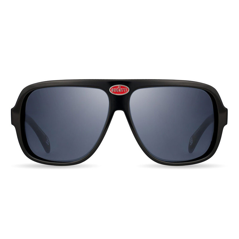 Okulary BUGATTI 06-BK. Okulary przeciwsłoneczne, Kolor czarny. Mężczyzna.