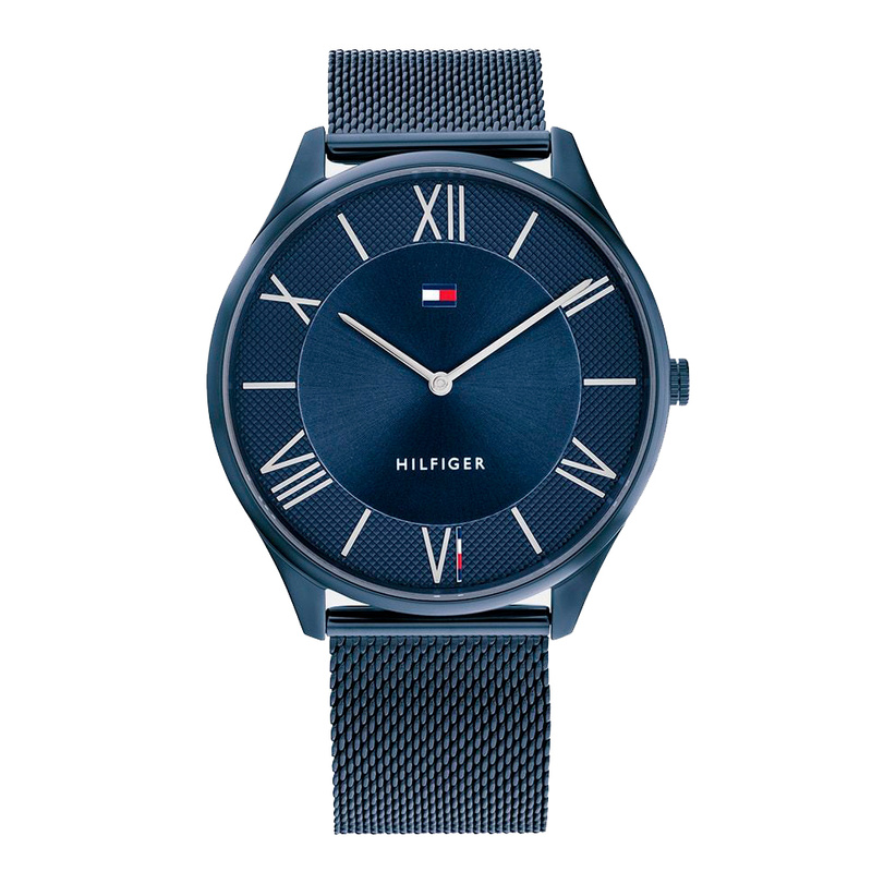 Zegarek TOMMY HILFIGER 1710514. Kwarcowy, Kolor niebieski. Mężczyzna.