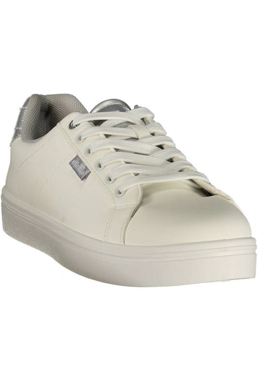 Białe sneakersy damskie Ellesse Milton 001 – srebrne detale
