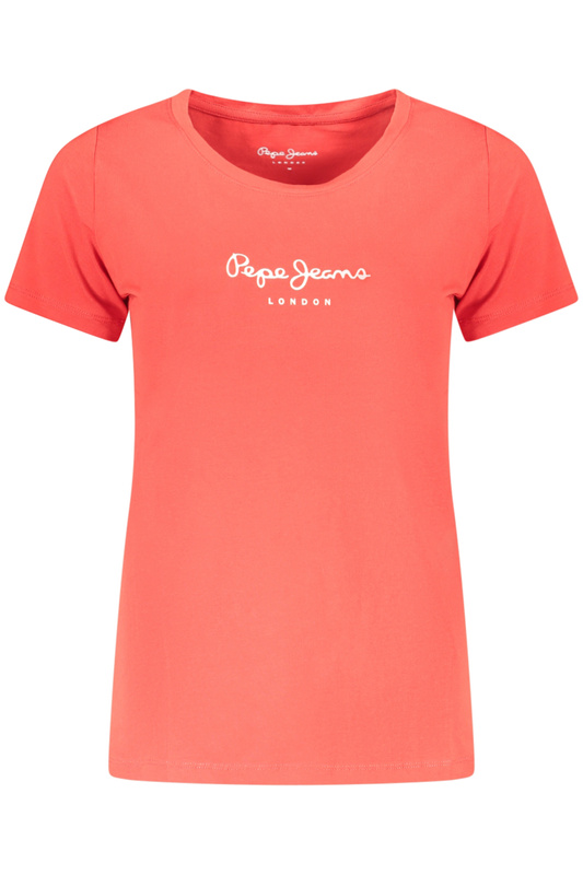 Koszulka damska Pepe Jeans z krótkim rękawem, czerwona