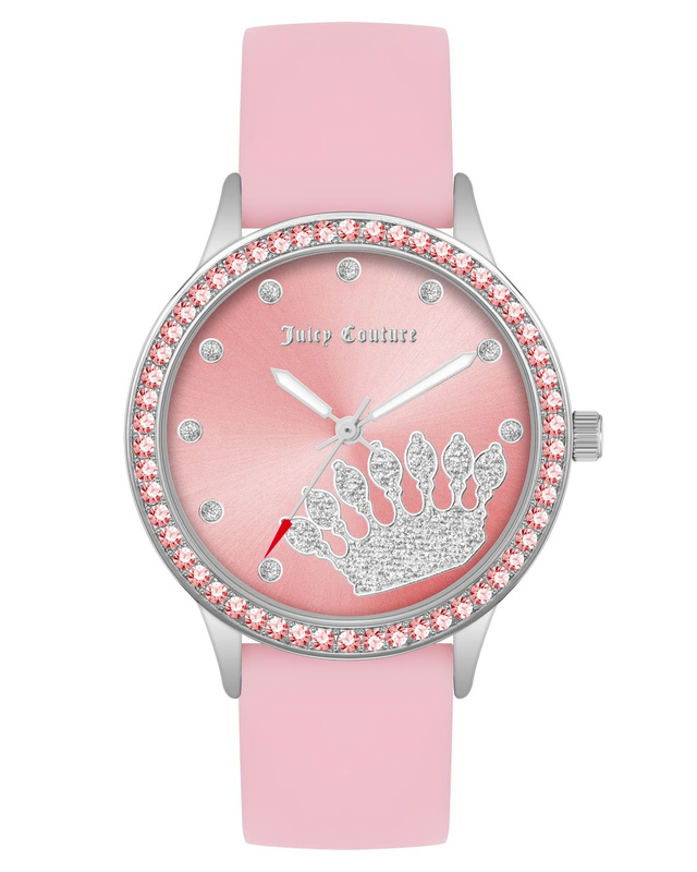 Zegarek JUICY COUTURE JC1343SVPK. Kwarcowy, Kolor różowy. Kobieta.