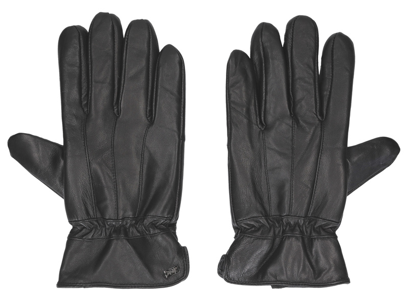 Pierre Cardin męskie rękawiczki skóra naturalna pięciopalczaste ciepłe