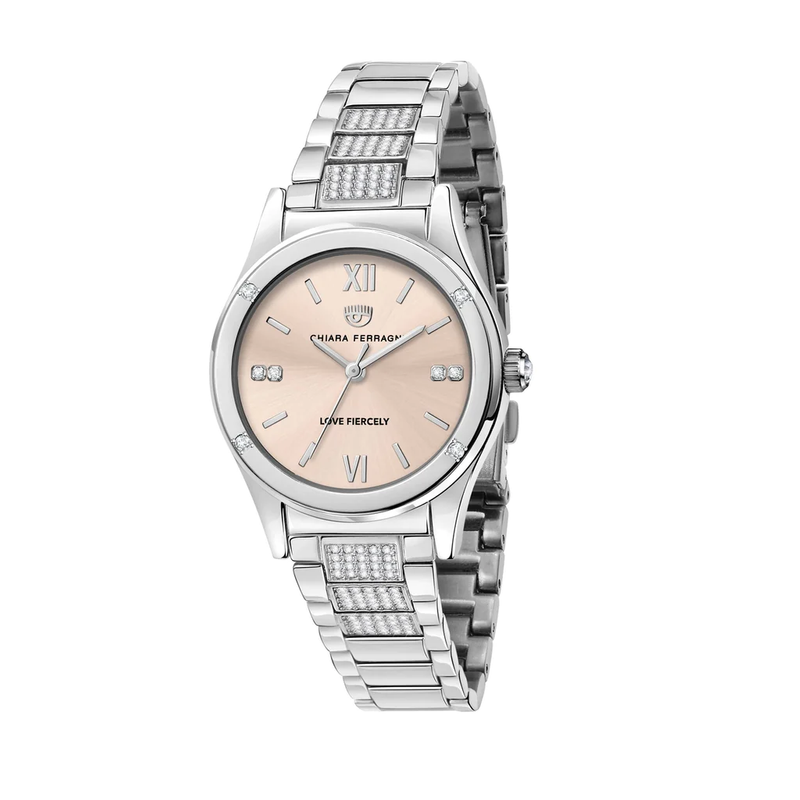 Zegarek CHIARA FERRAGNI R1953102508. Kwarcowy, Kolor różowy. Kobieta.