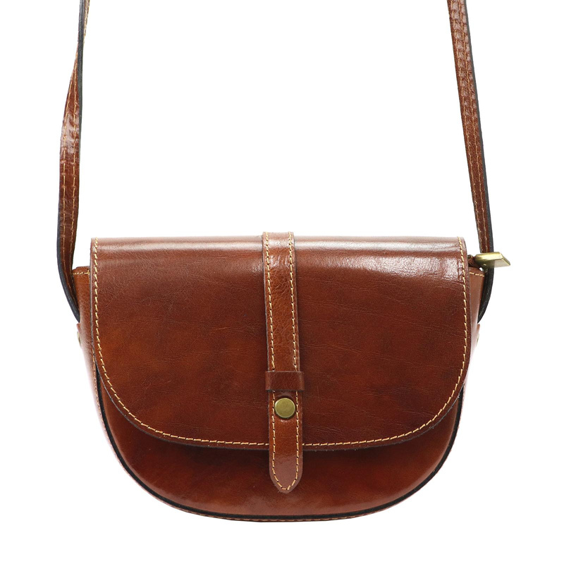 Gregorio damska listonoszka skóra naturalna torebka przez ramię z kieszenią