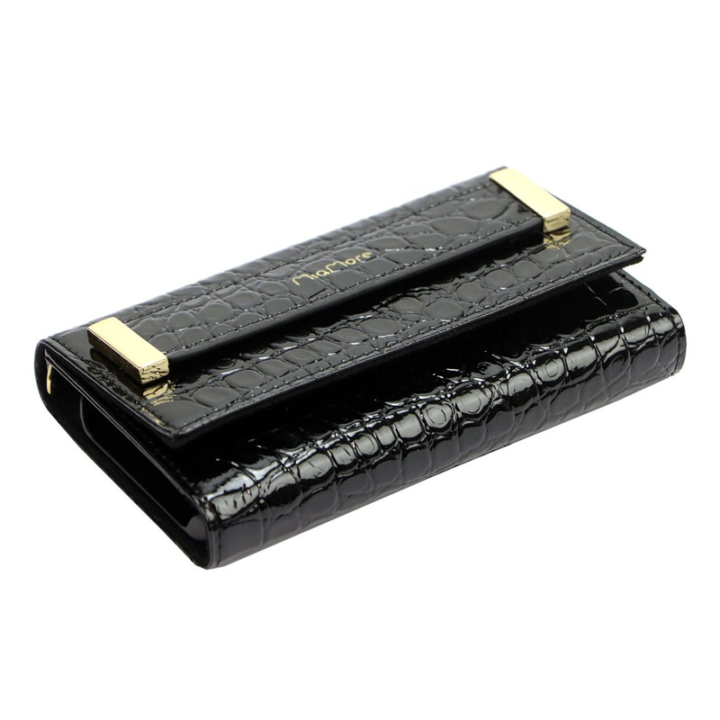 MiaMore etui na telefon case z klapą iPhone 13 Pro skóra krokodyla