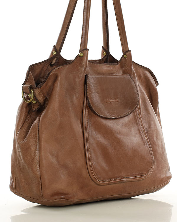 MAZZINI Torebka skórzana shopper bag ispirato dalla natura 