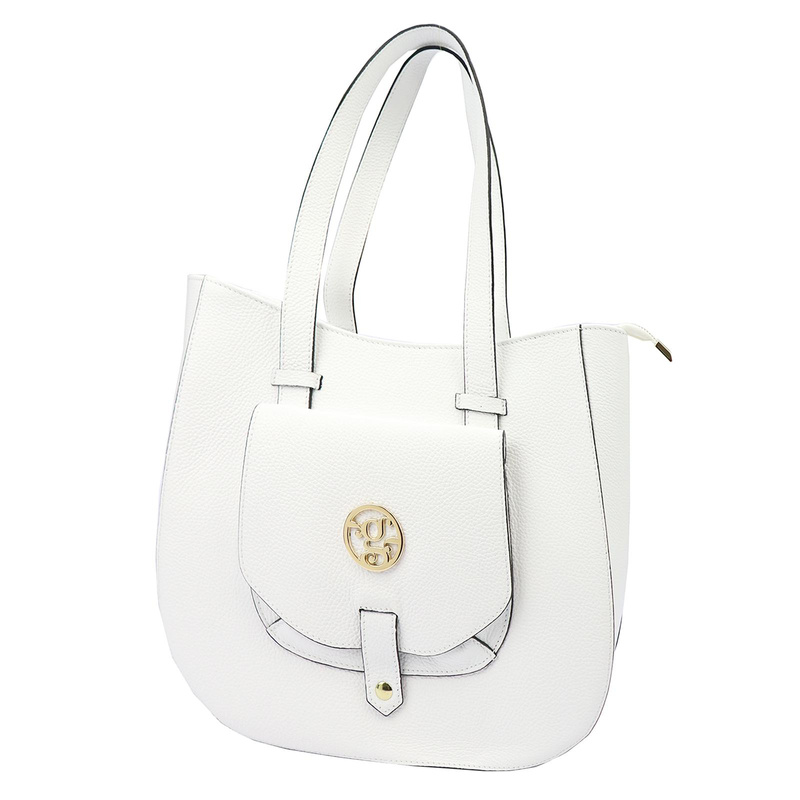 Gregorio duża Skórzana damska shopperbag torebka na ramię z kieszenią