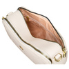 Miejska torebka damska na ramię w beżowym kolorze wykonana ze skóry ekologicznej - Rovicky