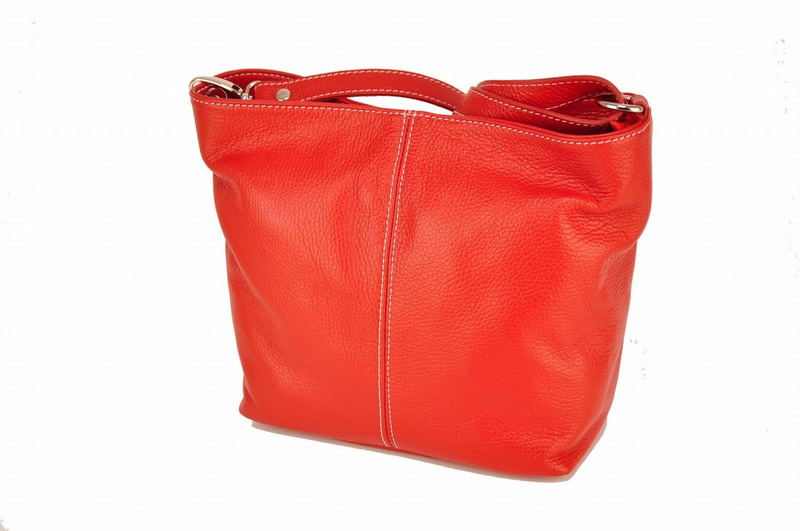 Listonoszki damskie skórzane - Szare jasne