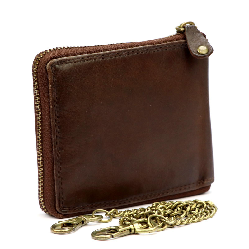 Męski pojemny rozbudowany portfel ze skóry eko VS