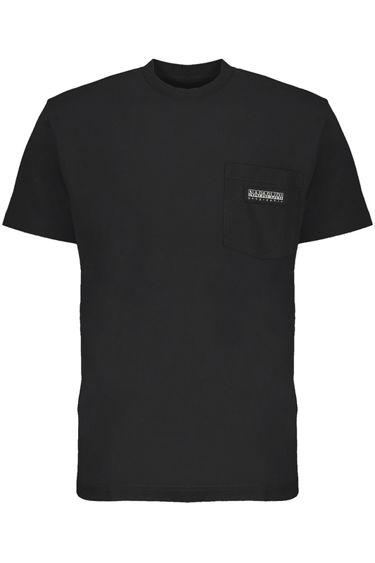 MĘSKI T-SHIRT Z KRÓTKIM RĘKAWEM NAPAPIJRI CZARNY