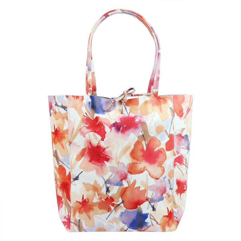 Kwiatowa damska shopperbag na ramię od Patrizia