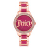 Zegarek JUICY COUTURE JC1308HPRG. Kwarcowy, Kolor różowy. Kobieta.